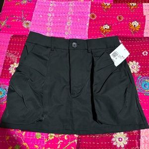 Cargo Black Skirt